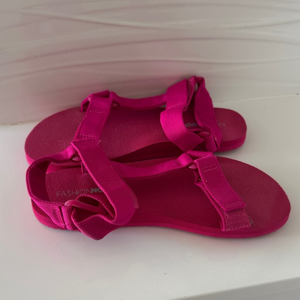 Fashion Nova Pink Sandals